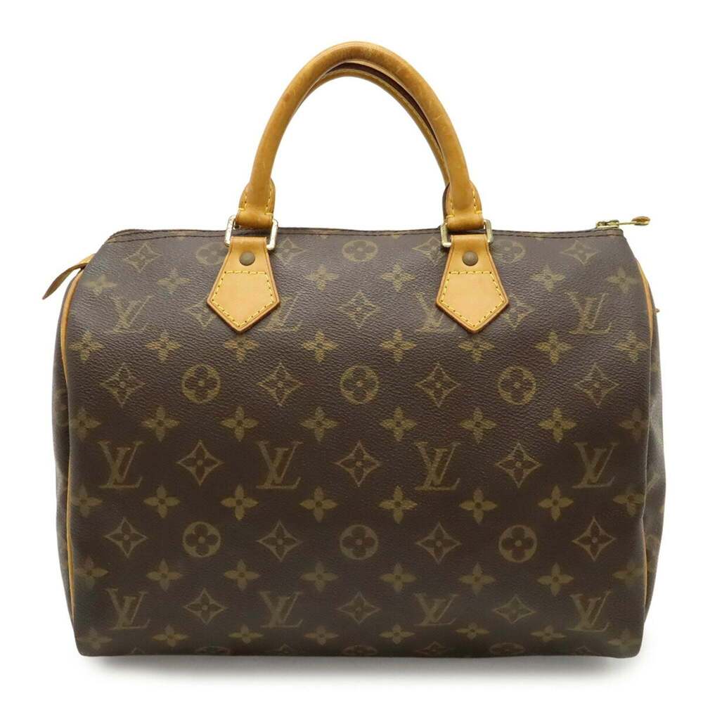 LOUIS VUITTON Brown Monogram Speedy 30 Boston Bag - Picture 1 of 10